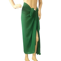 Chiffon Long Beach Skirt – Sheer Bikini Wrap & Swimsuit Cover-Up