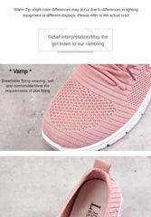 Women Casual Shoes Fashion Breathable Walking Mesh Flat Shoes Sneakers Women 2024 Gym Vulcanized Shoes Purple Female Footwear