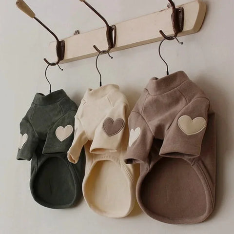 Love Winter Warm Pet Hoodie – Cute Bear Dog & Cat Shirt