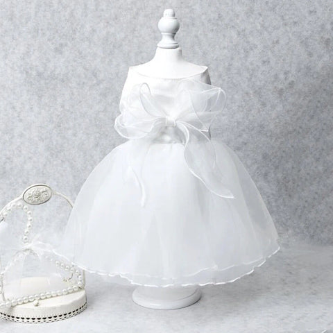 White Dog Wedding Dress 👑 Luxury Bridal Outfit for Small Dogs