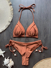 RUOTONGSEPT 2025 Sexy 13-Color Triangle Push-Up Brazilian Bikini Set