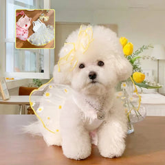 Summer Princess Dog Dress 🌸 Lightweight Skirt for Small Dogs & Puppies