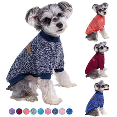 Winter Warm Pet Jacket – Cozy Sweatshirt Coat for Small Dogs & Cats