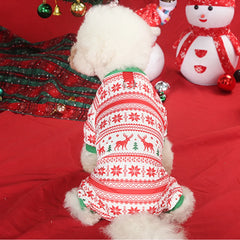Christmas Dog Outfit – Warm Winter Costume for Small & Medium Dogs