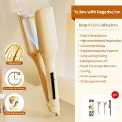 32mm French Egg Roll Hair Waver – Professional Fast-Heating Curling Iron 2025