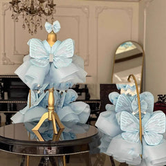 Little Girl Flower Girl Wedding Dress Tulle Tutu Skirt Children's Western Style Dress