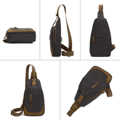 FR Fashion Co. Vintage Canvas Crossbody Sling Bag