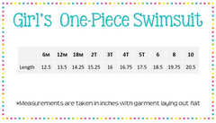 Girls One Piece Swimsuit