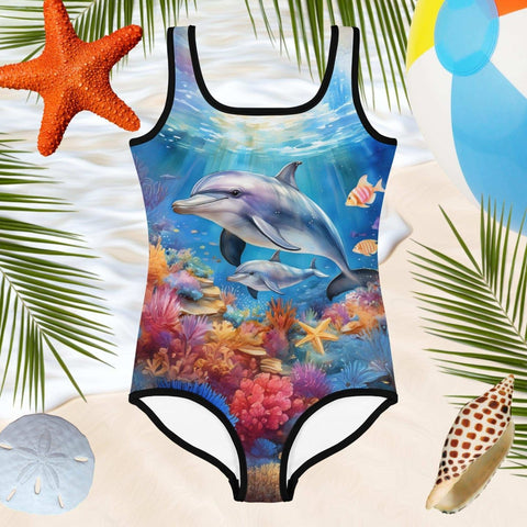 Dolphin Swimsuit for Little Girls