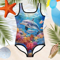 Dolphin Swimsuit for Little Girls