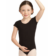 Girl's Basic Short Sleeve Leotard