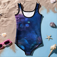 Girl's One Piece Dolphin Swimsuit 🐬🩱