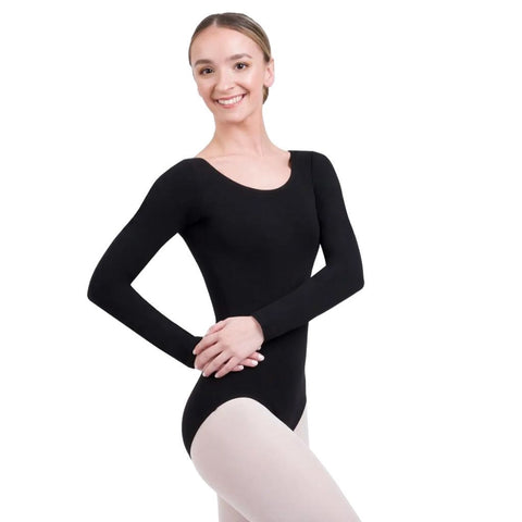 Women's Nylon Long Sleeve Leotard